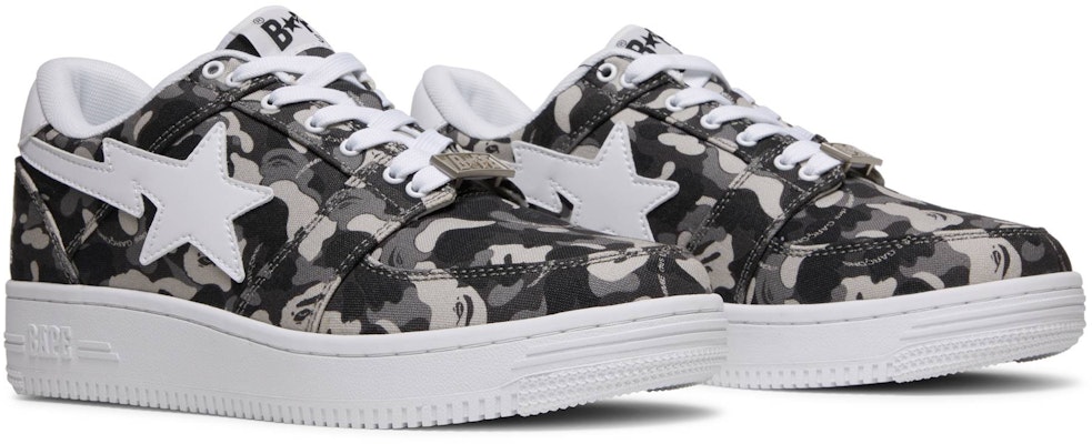 コムデギャルソン x BAPE ベイプスタ ロー "白カモ" BPCDG191-WHT Cheap コムデギャルソン x BAPE ベイプスタ ロー "白カモ" BPCDG191-WHT