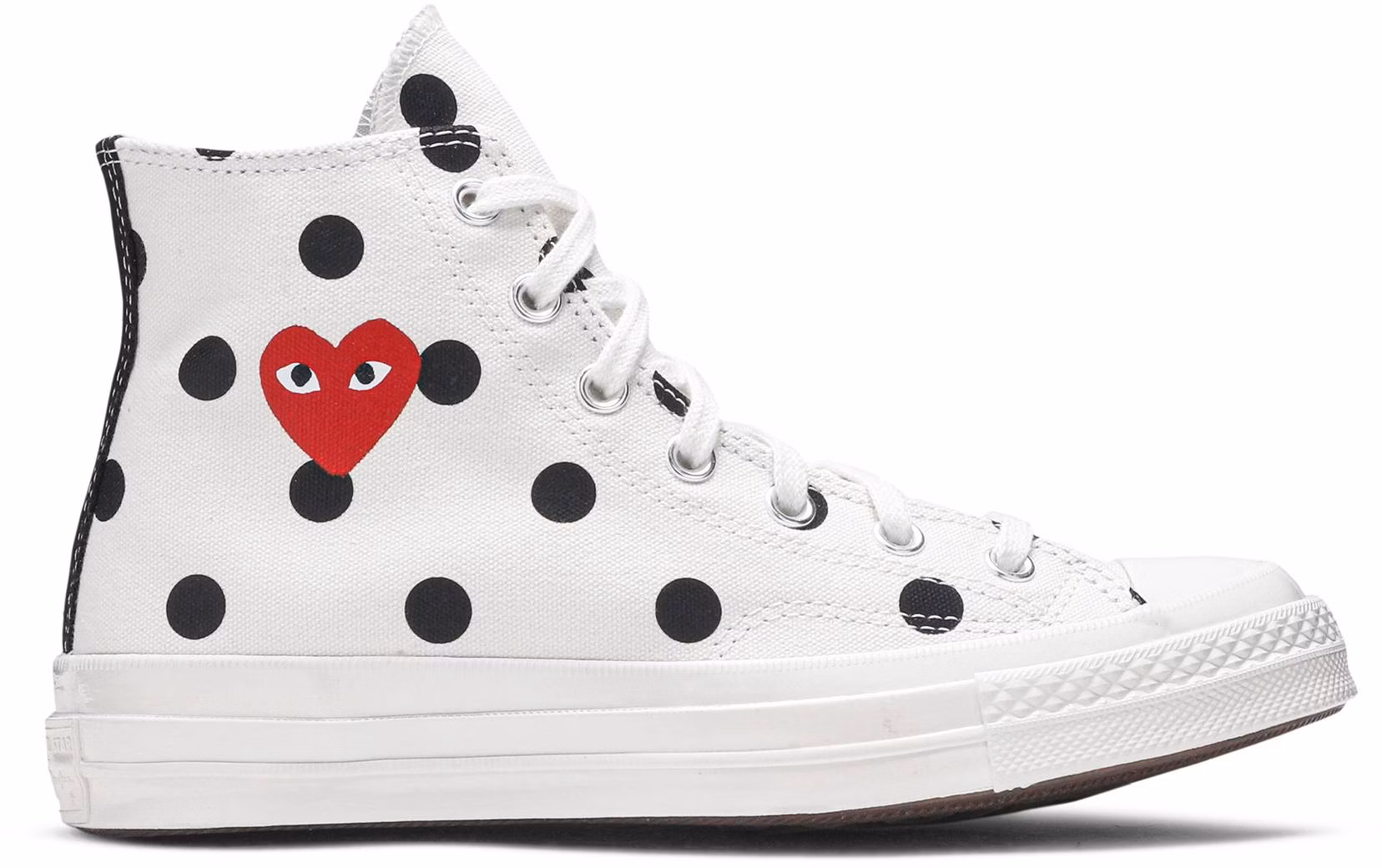 Comme des Garcons x Converse Chuck Taylor All Star 70 Hi White Polka Dot 157251C 157251C Novelship