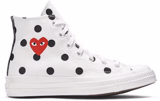 Comme des Garçons x Converse Chuck Taylor All Star 70 Hi 'White Polka Dot' 157251C Comme des Garçons x Converse Chuck Taylor All Star 70 Hi 'White Polka Dot' 157251C