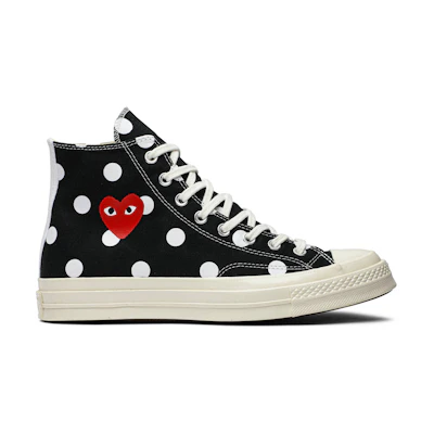 CDG Converse Chuck Taylor All Star 70 Hi 'Black Polka Dot'