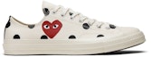 Buy Comme des Garçons x Converse Chuck Taylor All Star 70 Low 'Polka Dot' Lelaki 157249C