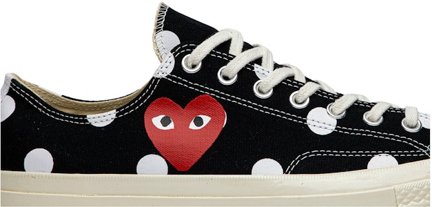 Comme des Garçons x Converse Chuck Taylor All Star 70 Low 'Polka Dot' Putih 157248C Order Comme des Garçons x Converse Chuck Taylor All Star 70 Low 'Polka Dot' Putih 157248C
