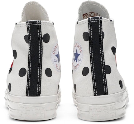 Comme des Garçons x Converse Chuck Taylor All Star 70 Hi 'White Polka Dot' 157251C Details for Comme des Garçons x Converse Chuck Taylor All Star 70 Hi 'White Polka Dot' 157251C