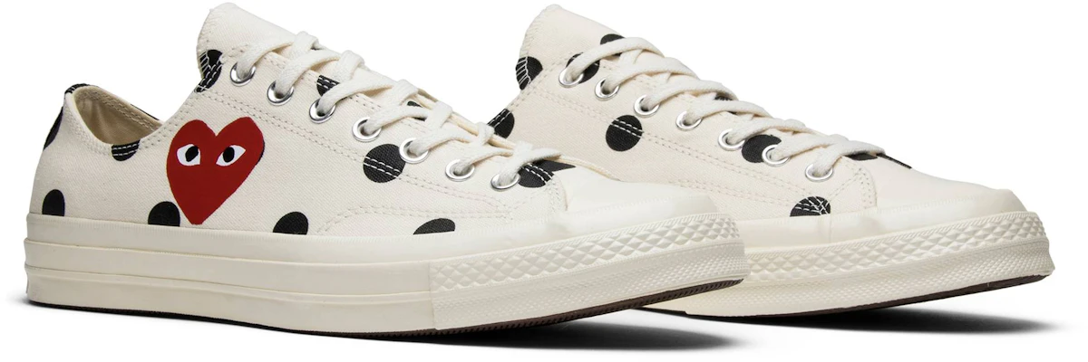 川久保玲 x 匡威 Chuck Taylor All Star 70 低帮款 '波点' 157249C Cheap 川久保玲 x 匡威 Chuck Taylor All Star 70 低帮款 '波点' 157249C