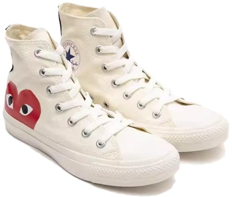 CDG x コンバース オールスター HI 白 1CL876 Shop CDG x コンバース オールスター HI 白 1CL876