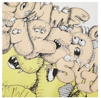 川久保玲 x KAWS特別版標誌T恤「白/黃」 Order 川久保玲 x KAWS特別版標誌T恤「白/黃」