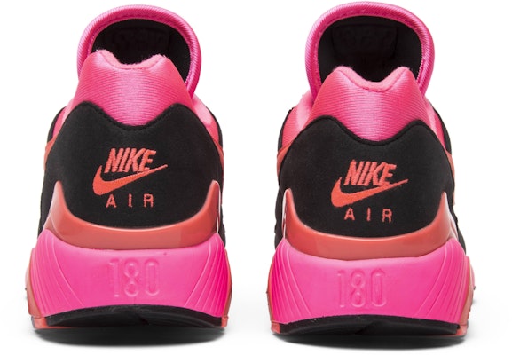 Comme des Garçons x Nike Air Max 180 'Black Pink' AO4641-601 Details for Comme des Garçons x Nike Air Max 180 'Black Pink' AO4641-601