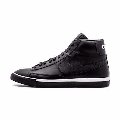 CDG Nike Blazer High 'Black White'