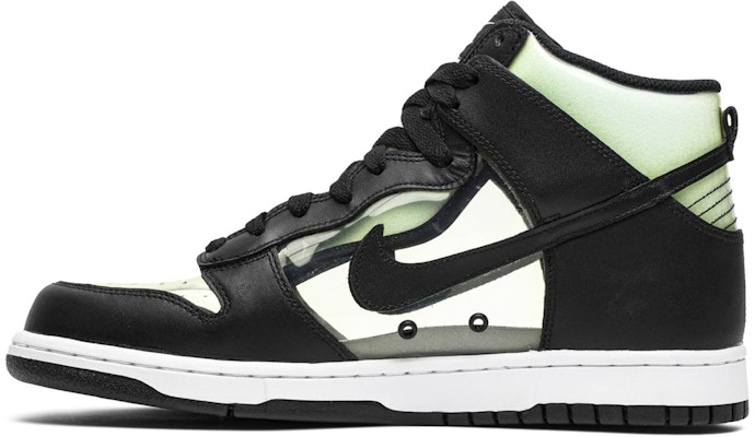 Comme des Garçons x Nike Dunk Hi Retro 'Clear' Lelaki Perempuan Kasut. 917428-001 Lookbook Comme des Garçons x Nike Dunk Hi Retro 'Clear' Lelaki Perempuan Kasut. 917428-001