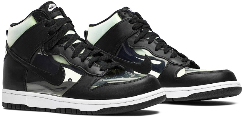 Comme des Garçons x Nike Dunk Hi Retro 'Clear' Lelaki Perempuan Kasut. 917428-001 Cheap Comme des Garçons x Nike Dunk Hi Retro 'Clear' Lelaki Perempuan Kasut. 917428-001
