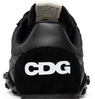 Comme des Garçons x Nike Waffle Racer 17 'Black' AA9709-001 Sizing Comme des Garçons x Nike Waffle Racer 17 'Black' AA9709-001