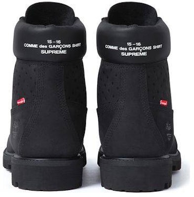 Comme des Garcons x Supreme x Timberland 6 Inch Black TB0A14LP