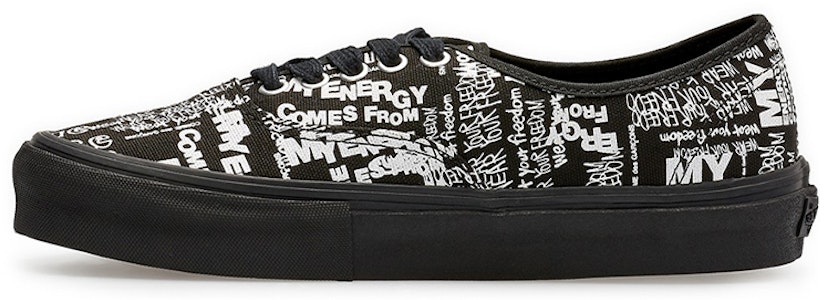 Comme des Garçons x Vans Authentic LX 'Graffiti - Negro' VN0A33TASO7 Buy Comme des Garçons x Vans Authentic LX 'Graffiti - Negro' VN0A33TASO7