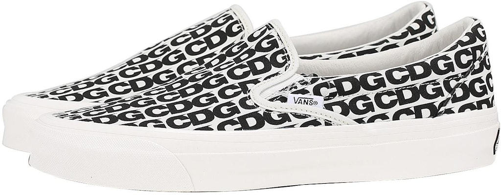 川久保玲 x Vans OG经典懒人鞋'CDG印花-白色' VN0A32QNUY6 Lookbook 川久保玲 x Vans OG经典懒人鞋'CDG印花-白色' VN0A32QNUY6