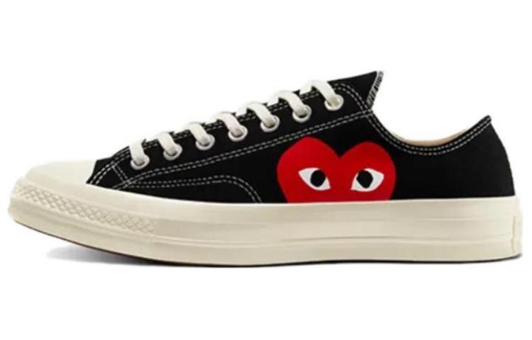 Comme des Garons PLAY x Converse Chuck 70 Low 2023 'Black' A08796C