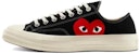 Comme des Garçons PLAY x Converse Chuck 70 Low 2023 'Hitam' A08796C