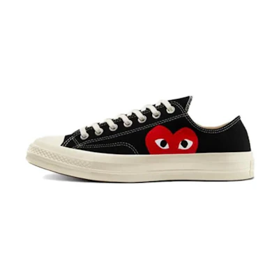Comme des Garons PLAY Converse Chuck 70 Low 2023 'Black'