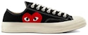 Comme des Garçons PLAY x Converse Chuck 70 Low 2023 'Hitam' A08796C