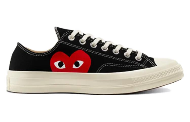 Shop 川久保玲PLAY x Converse Chuck 70 Low 2023 '黑色' A08796C