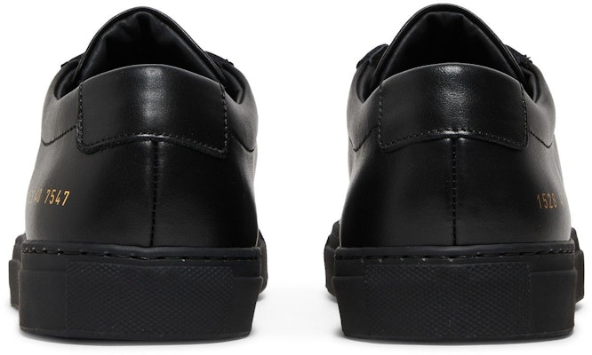 Common Projects Achilles Low ''Nero'' 1528 7547 Details for Common Projects Achilles Low ''Nero'' 1528 7547