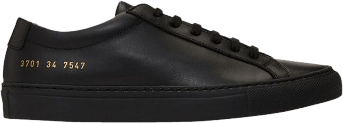 Women Common Projects Achilles Low Black 3701 7547 3701 7547
