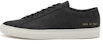 Common Projects Achilles Low 'Black Nubuck' - Hitam Nubuck Kasut Rendah. 2366-7547