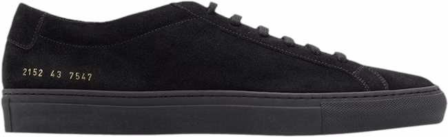 Common Projects Achilles Low 'Black Suede' 2152-7547 Common Projects Achilles Low 'Black Suede' 2152-7547