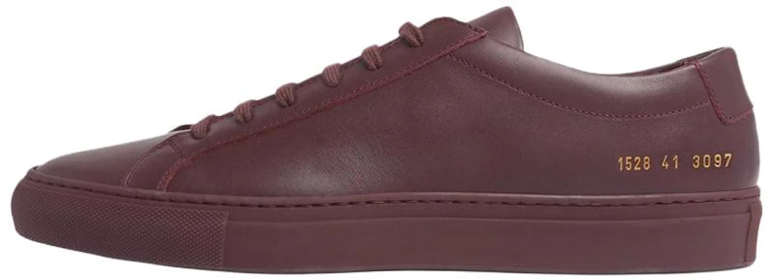Common Projects Achilles Low ''Bordeaux'' Sneaker 1528-3097 Buy Common Projects Achilles Low ''Bordeaux'' Sneaker 1528-3097