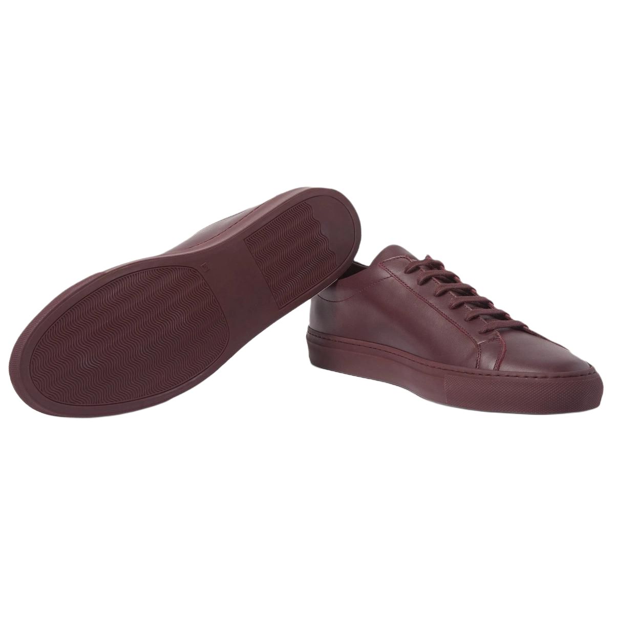 Purchase Common Projects Achilles Low ''Bordeaux'' Sneaker 1528-3097