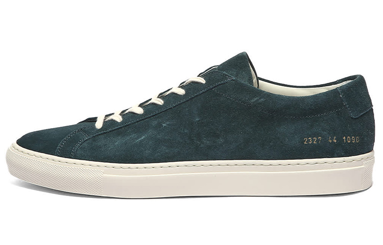 Common Projects Achilles Low 'Green Suede' 2327-1090