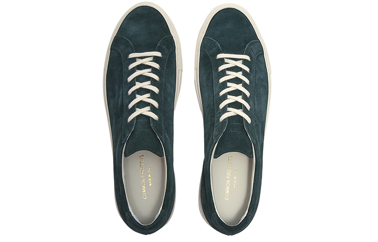 Lookbook 커먼프로젝트 아킬레스 로우 '그린 스웨이드' 2327-1090