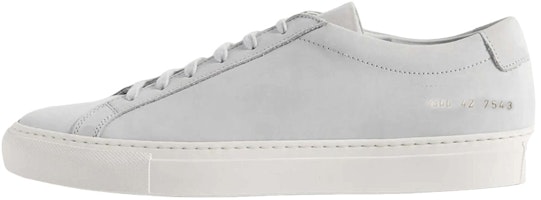 Common Projects Achilles Low 'Grey Nubuck' 2366-7543 Common Projects Achilles Low 'Grey Nubuck' 2366-7543