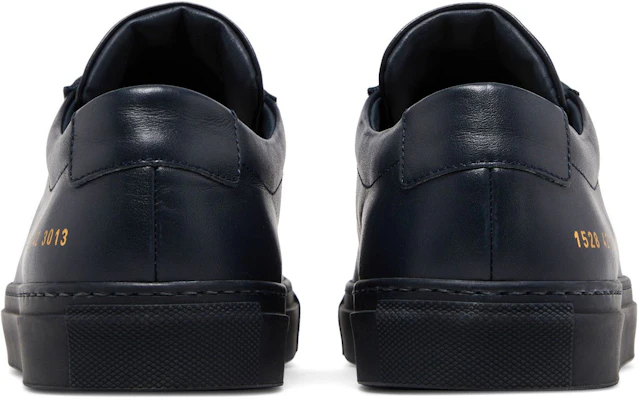 Common Projects Achilles Low ''Navy'' Sneaker 1528-3013 Details for Common Projects Achilles Low ''Navy'' Sneaker 1528-3013