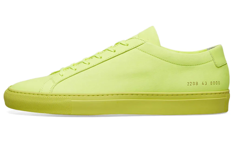 Common Projects Achilles Low 'Neon Yellow' 2208-8000