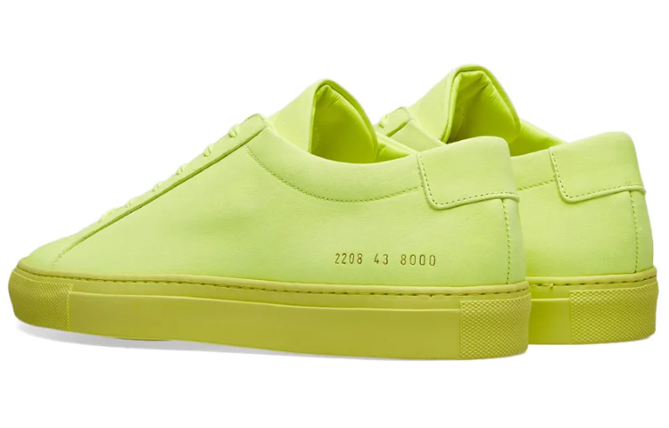 Lookbook Common Projects Achilles Low ''Kuning Neon'' 2208-8000