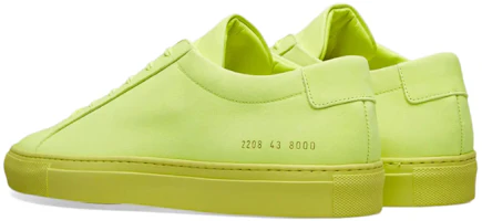 Lookbook Common Projects Achilles Low 'Amarillo Neón' 2208-8000