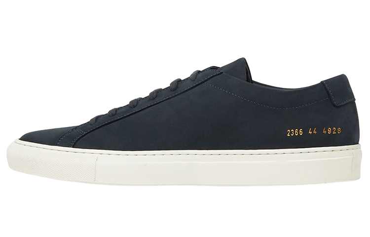 Buy Common Projects Achilles Low 'Nubuck Navy' - Kasut Rendah Navy Nubuck Common Projects 2366-4928