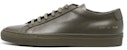 Common Projects Achilles Low 'Olive' - Kasut Low Olive Common Projects 1528-1010