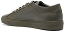 Shop Common Projects Achilles Low 'Olive' - Kasut Low Olive Common Projects 1528-1010