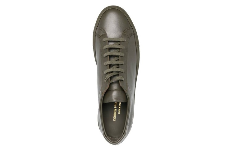 Details for Common Projects Achilles Low 'Olive' Zapatillas Verdes 1528-1010