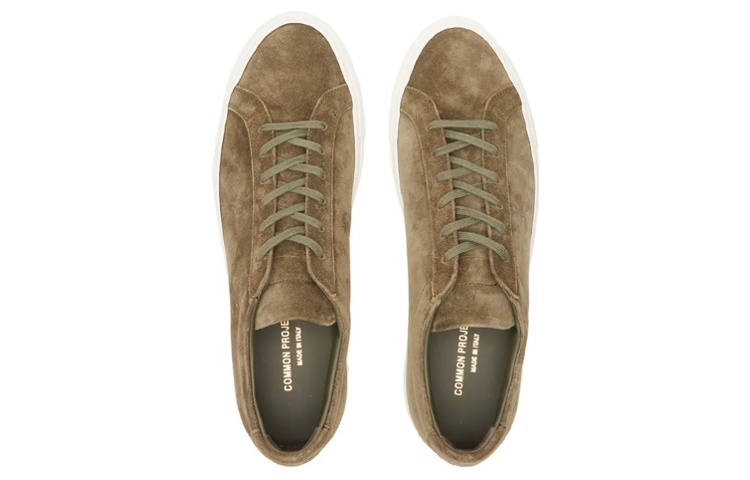 Lookbook Common Projects Achilles Low ''Olive'' Kasut Hijau Zaitun 2340-1010