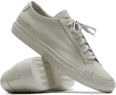 Common Projects Achilles Low 'Tofu' Sneakers Pria Populer 1528-1099 Lookbook Common Projects Achilles Low 'Tofu' Sneakers Pria Populer 1528-1099