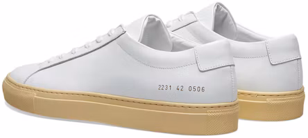 Lookbook Common Projects Achilles Low Suela Vintage 'Blanco' 2231-0506