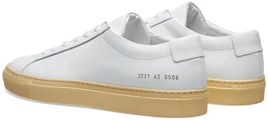 Common Projects Achilles Low Sol Vintage 'Putih' 2231-0506 Lookbook Common Projects Achilles Low Sol Vintage 'Putih' 2231-0506