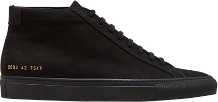 Common Projects Achilles Mid 'Black' 2093-7547 Common Projects Achilles Mid 'Black' 2093-7547
