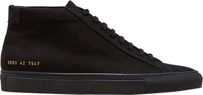 Common Projects Achilles Mid 'Black' 2093-7547 Buy Common Projects Achilles Mid 'Black' 2093-7547