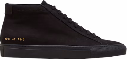 Common Projects Achilles Mid 'Black' 2093-7547 Common Projects Achilles Mid 'Black' 2093-7547