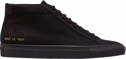 Common Projects Achilles Mid 'Black' 2093-7547 Common Projects Achilles Mid 'Black' 2093-7547