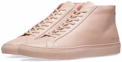 Lookbook Common Projects Achilles Mid 'Blush' Sepatu Sneakers Wanita 1529-2015