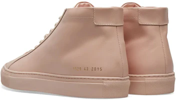 Shop Common Projects Achilles Mid 'Blush' Sepatu Sneakers Wanita 1529-2015